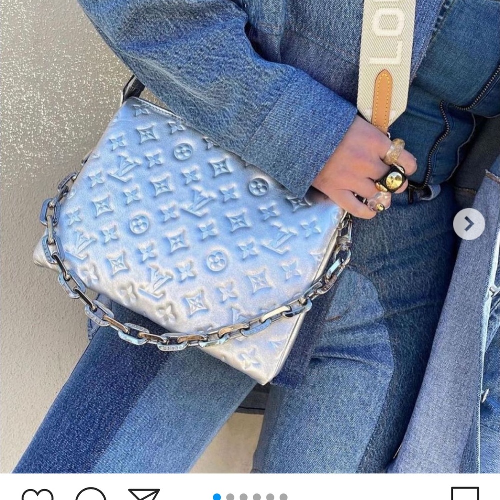 🦄 Silver Louis Vuitton Coussin PM - Picture 1 of 15